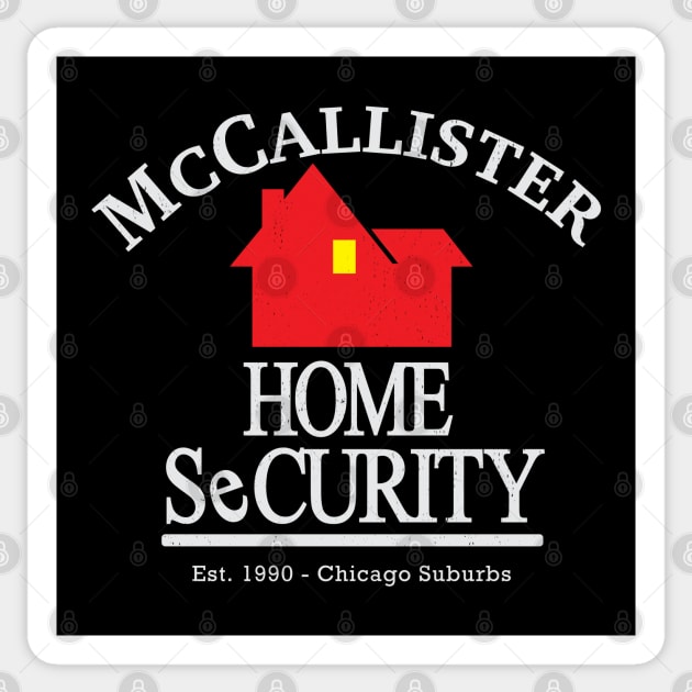 McCallister Home Security - Est. 1990 Chicago Suburbs Sticker by BodinStreet